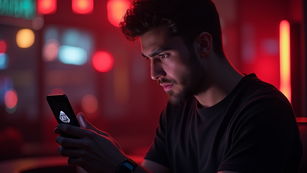 Android phone showing a Tower Rush download error and troubleshooting scene