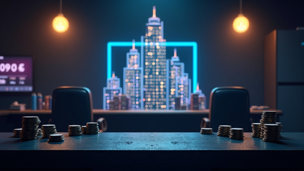 First deposit bonus screen with tower-themed neon casino visuals